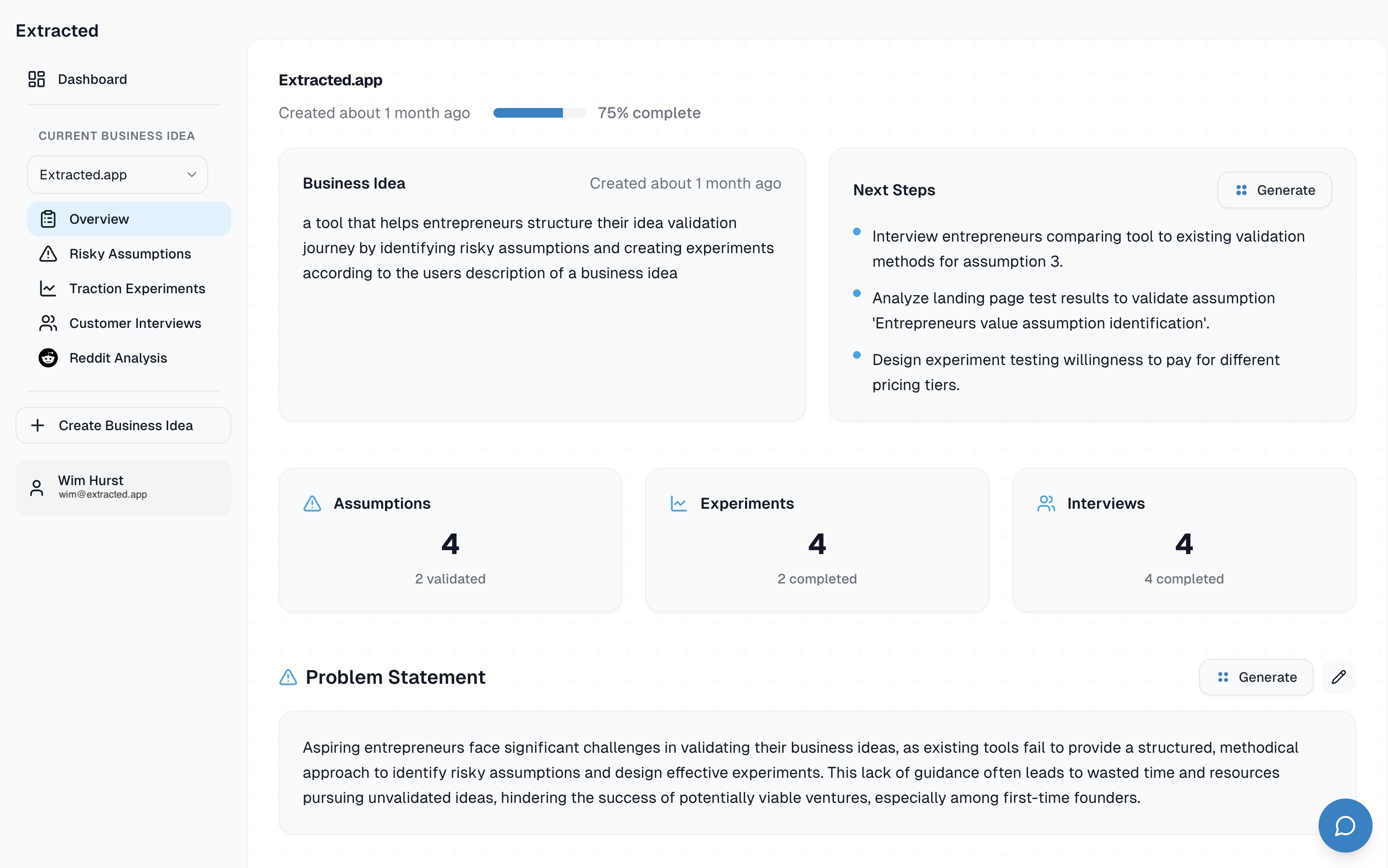 Extracted Dashboard